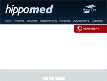 Tablet Screenshot of hippomed.de